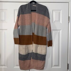 Active USA Cute and Cozy color block cardigan